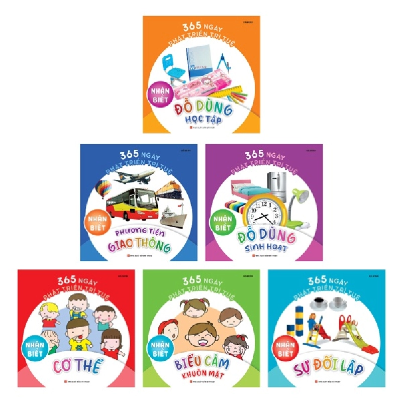 365 Ngày Phát Triển Trí Tuệ - Nhận Biết (Bộ 6 Cuốn) (2022) - Hà Minh 743343