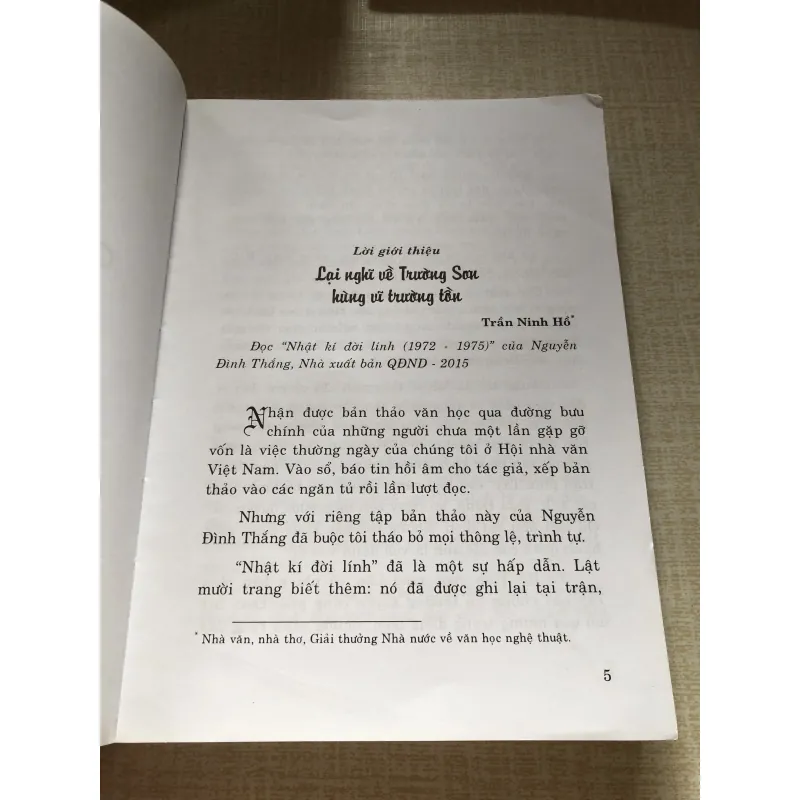 Nhật ký đời lính-Nguyễn Đình Thắng 961383