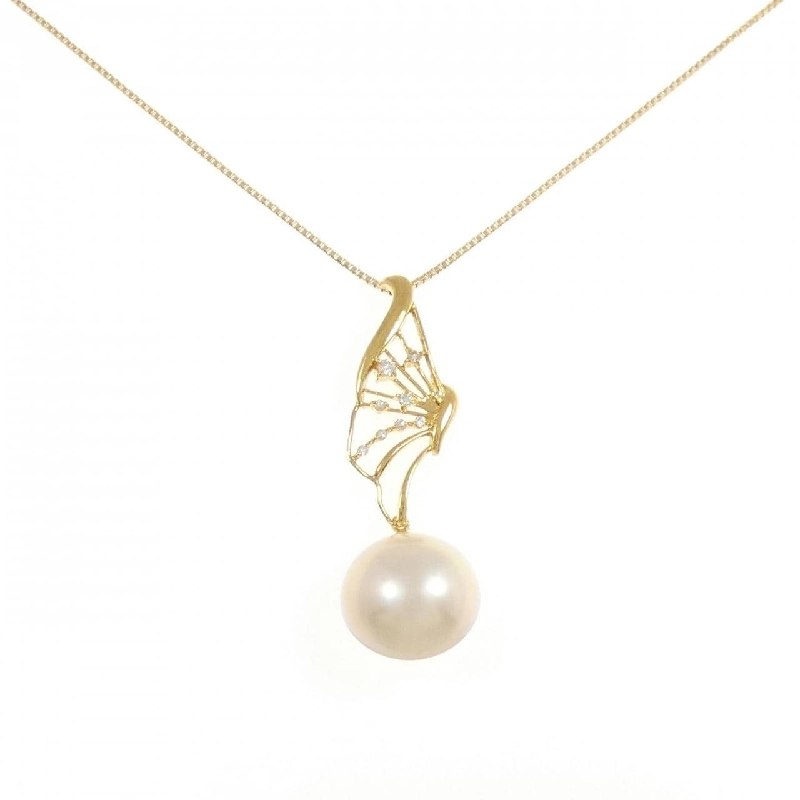 Vàng nguyên chất/K18 Mabe Pearl Dây chuyền 15.6mm - Hàng hiệu Chính hãng 856578