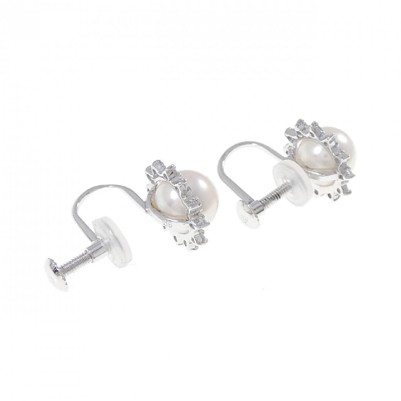 Bông tai ngọc trai Akoya K14WG 6.4mm - Hàng hiệu chính hãng 870078