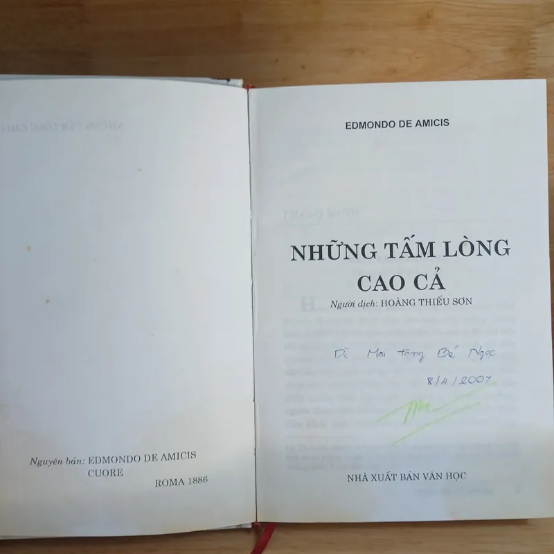Những Tấm Lòng Cao Cả - Edmondo De Amicis 697331