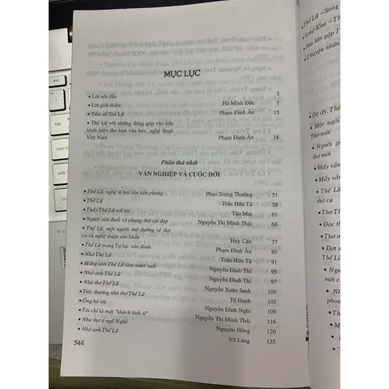 THẾ LỮ VỀ TÁC GIA VÀ TÁC PHẨM 602770