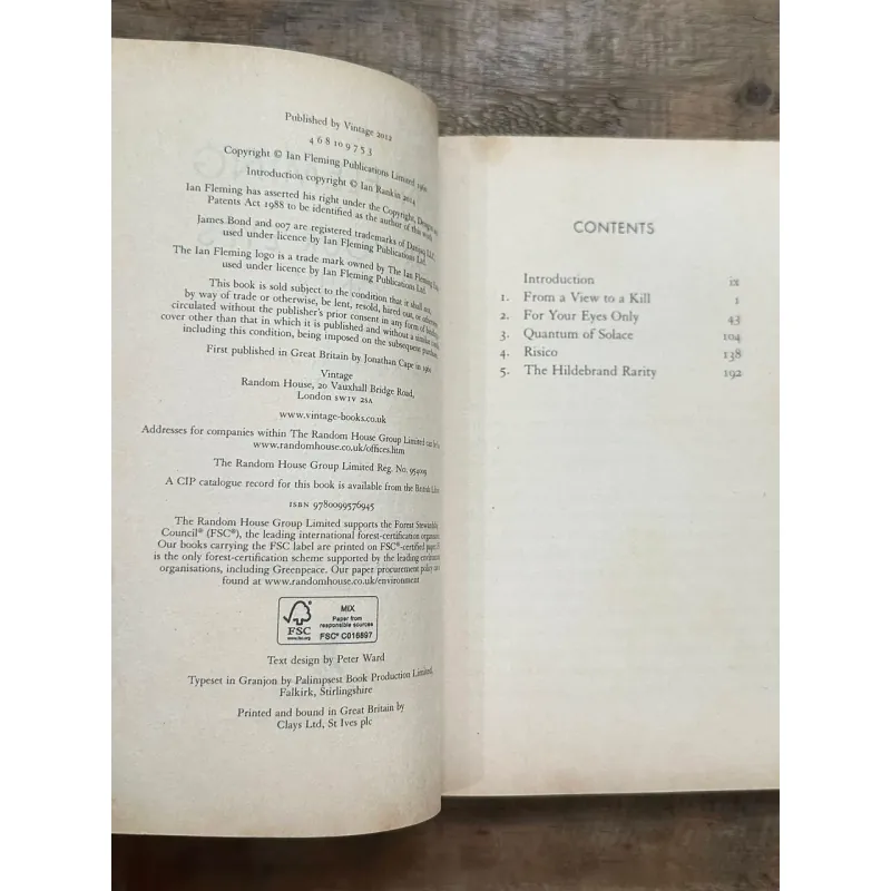 For Your Eyes Only - Ian Fleming 729074