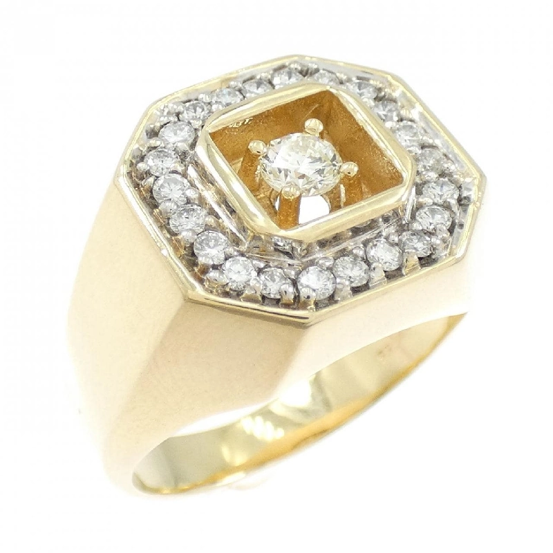 Nhẫn kim cương 14KYG/14KWG - Hàng hiệu Authentic 848426