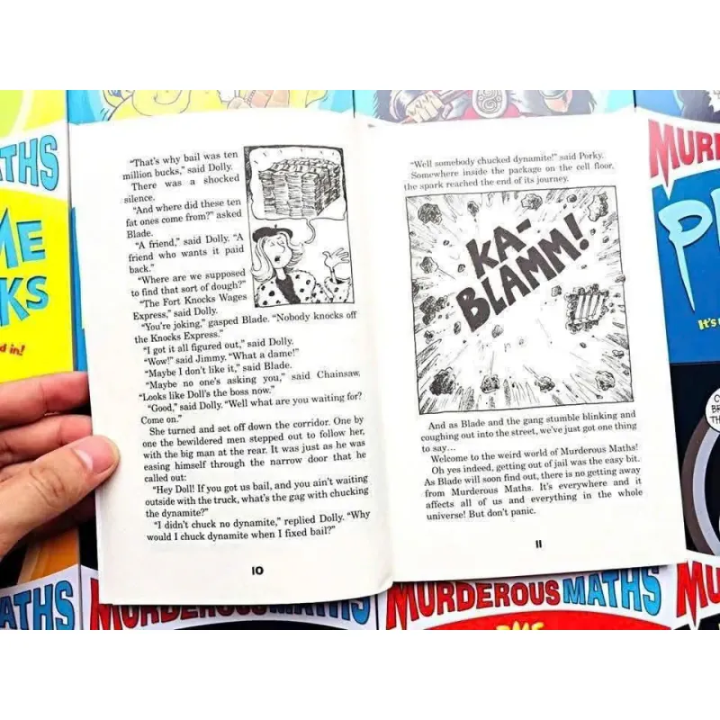 𝐌𝐔𝐑𝐃𝐄𝐑𝐎𝐔𝐒 𝐌𝐀𝐓𝐇𝐒 𝐓𝐇𝐄 𝐏𝐎𝐖𝐄𝐑 𝐎𝐅 𝐓𝐄𝐍 - Bộ 10 quyển - No box 745210