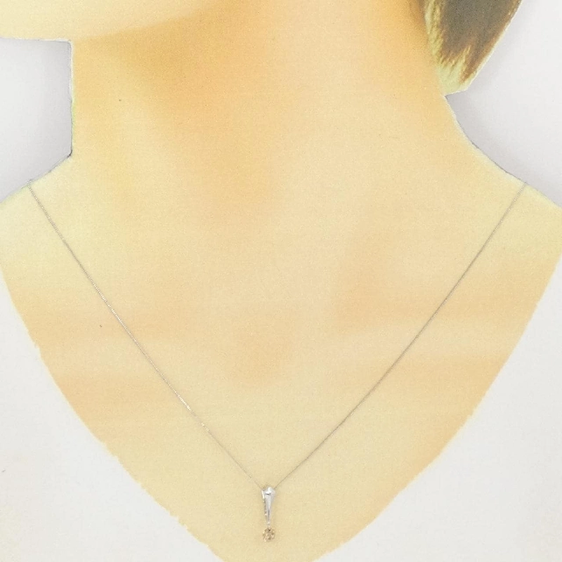 K18WG/750WG Dây chuyền kim cương 0.30CT - Hàng hiệu Chính hãng 861106