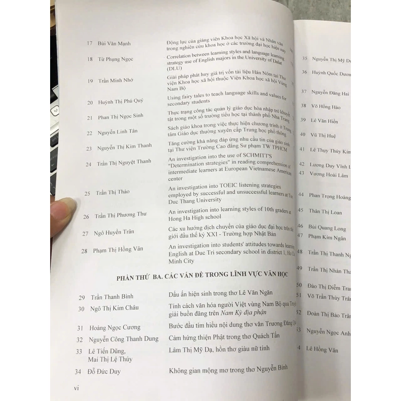 MỘT SỐ VẤN ĐỀ KHOA HỌC XÃ HỘI VÀ NHÂN VĂN ( Hội thảo Khoa học Sau đại học năm 2017 ) 479303