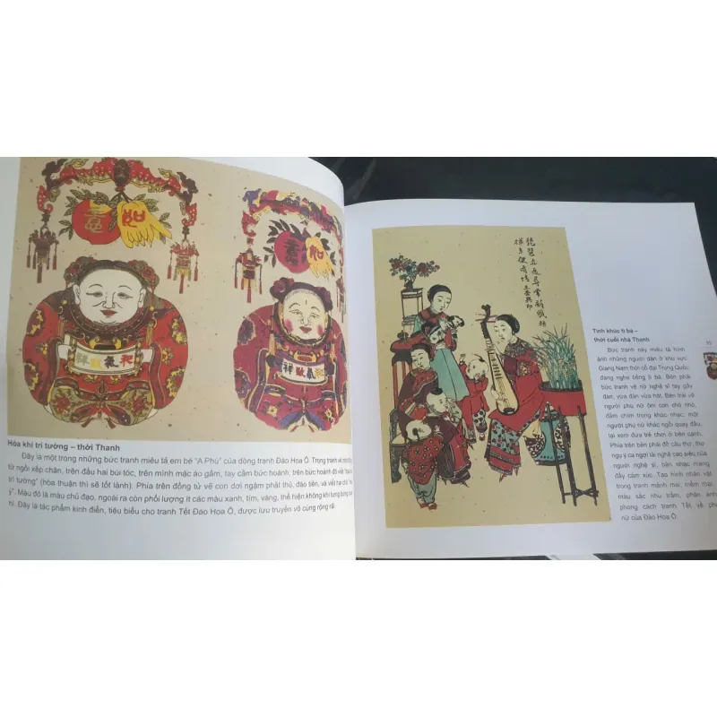 Sách Tranh Tết Trung Quốc - Lâm Phương in màu, giấy cao cấp, 2016 697354