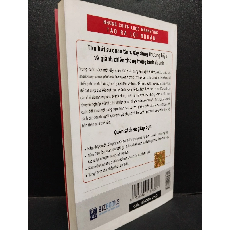 Những chiến lược Marketing tạo ra lợi nhuận David Avrin 2018 mới 80% bẩn nhẹ HCM1805 Marketing 914383
