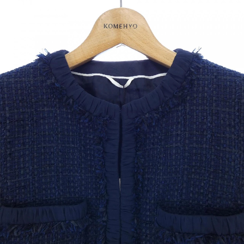 【Mã giảm giá】Áo khoác không cổ ANAYI 636972