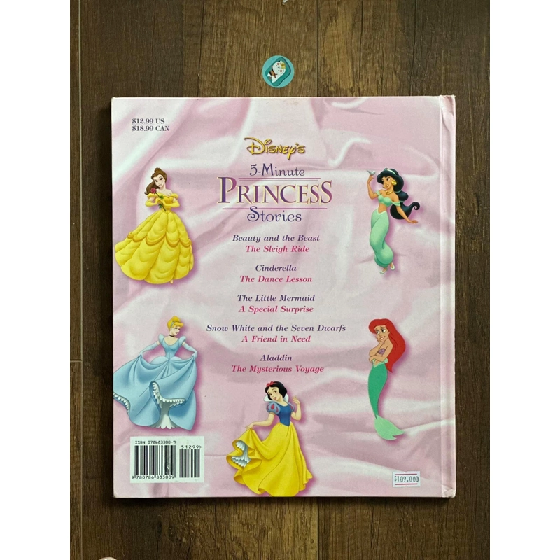 [Bìa cứng] 5-MINUTE PRINCESS STORIES (A magical collection of princess tales) 224298