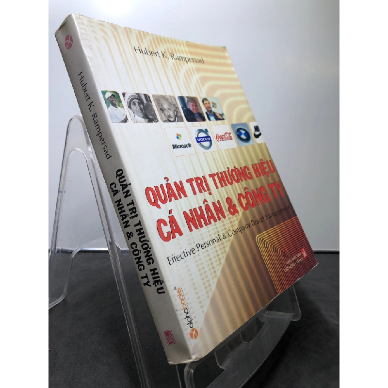 Quản trị thương hiệu cá nhân và công ty 2008 mới 75% ố bẩn nhẹ Hubert K.Rampersad HPB0708 QUẢN TRỊ 458516