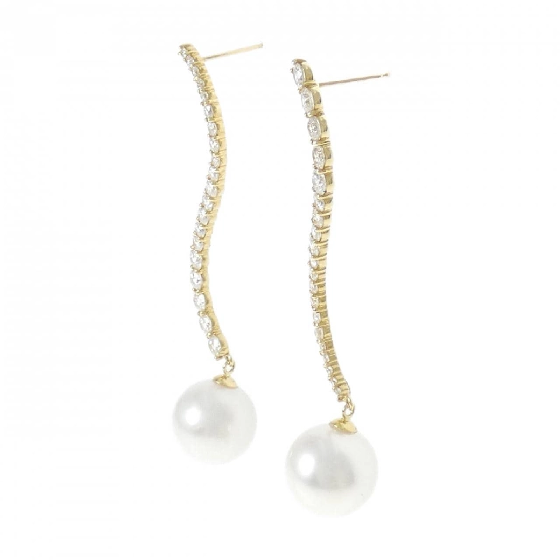 K18YG Bạch Ngọc Trai Bông Tai 11.6mm - Hàng hiệu Chính Hãng 868885