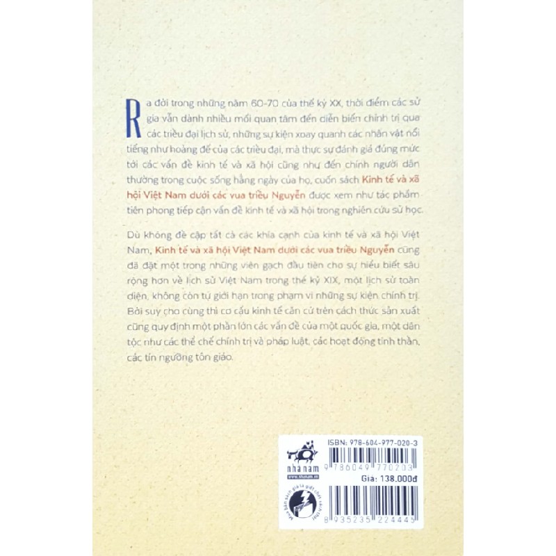 Kinh Tế Và Xã Hội Việt Nam Dưới Các Vua Triều Nguyễn - Nguyễn Thế Anh 161721