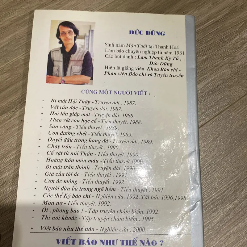 VIẾT BÁO NHƯ THẾ NÀO?  (XB 2000) 597050