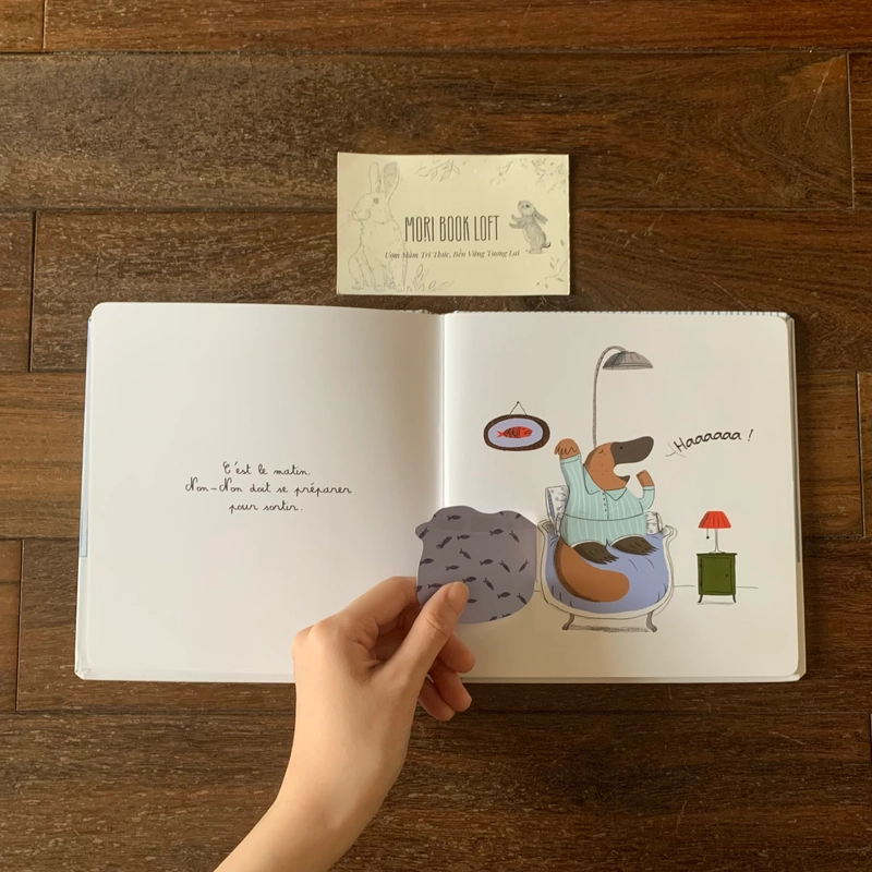 Sách Tiếng Pháp Non-Non n'a plus rien à se mettre – Lift-the-Flap, Used, Bìa cứng 505940