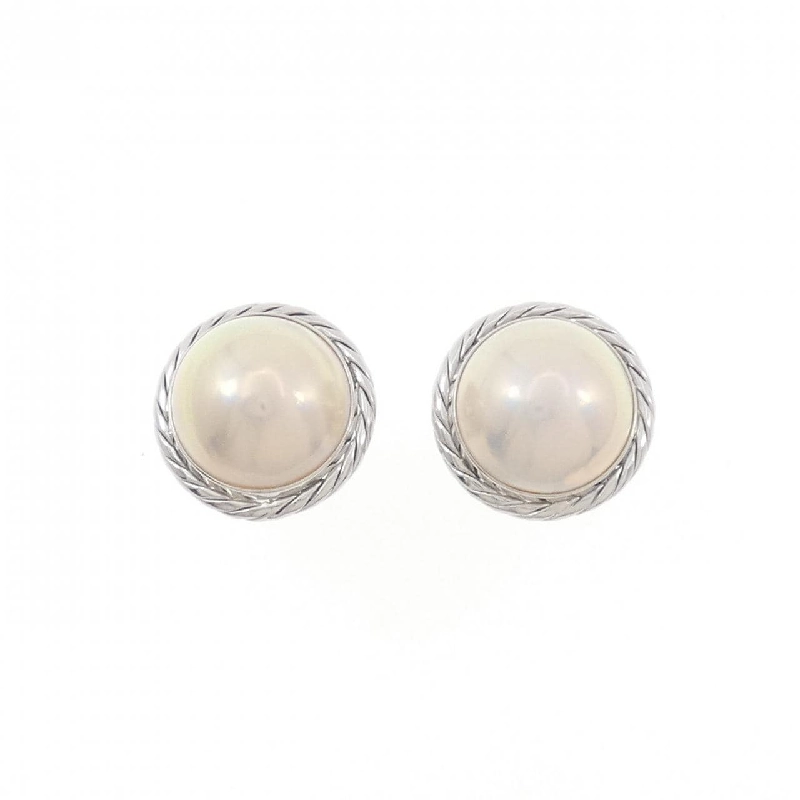 K14WG Mabe Pearl Earrings - Hàng hiệu Authentic 870061