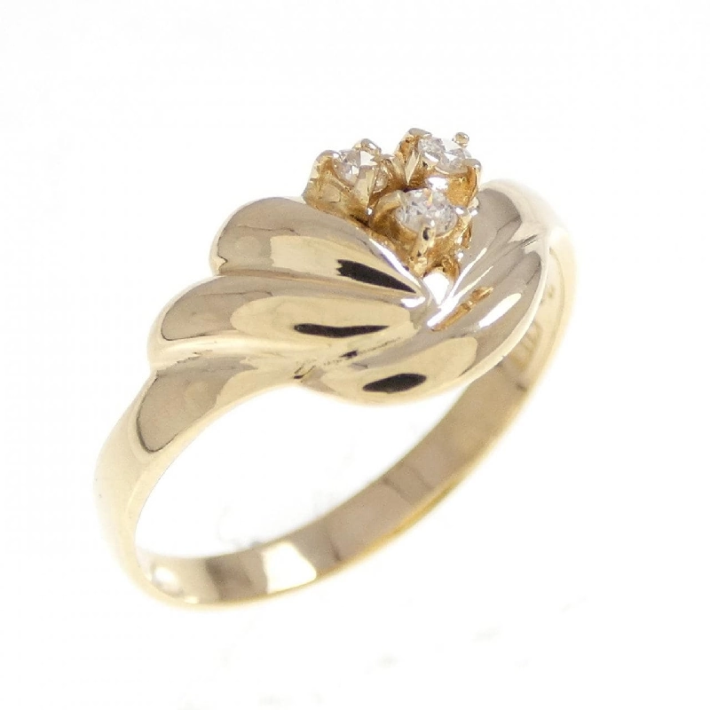 Nhẫn kim cương K18YG 665555