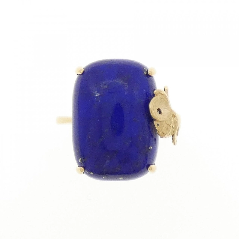 Nhẫn Lapis Lazuli K18YG Hình Cú 13.86CT 666468