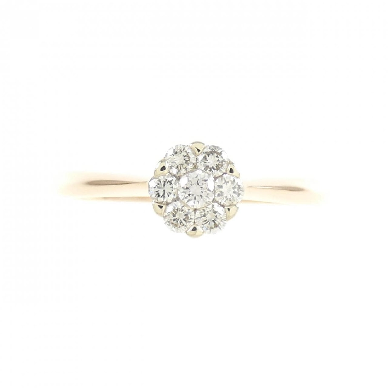 Nhẫn kim cương hoa K18PG/K18WG 0.20CT 672531