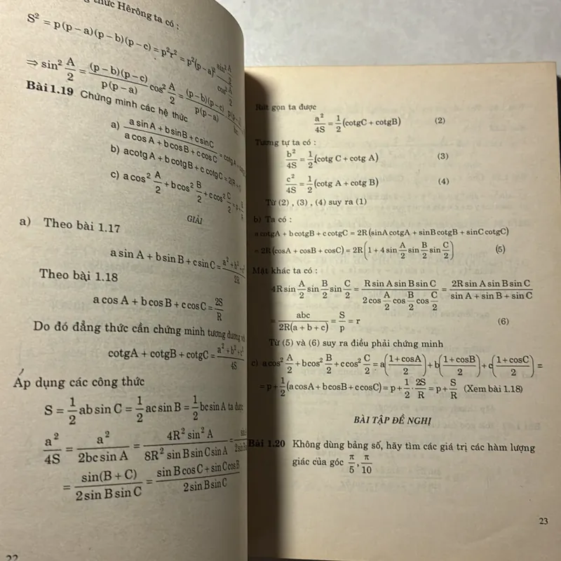 Phương pháp lượng giác hóa các bài toán - Vũ Thế Hựu 740110