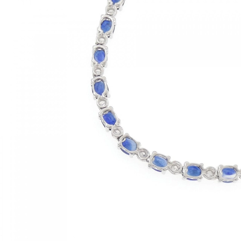 K18WG Sapphire Necklace 13.48CT - Hàng hiệu Authentic 858139