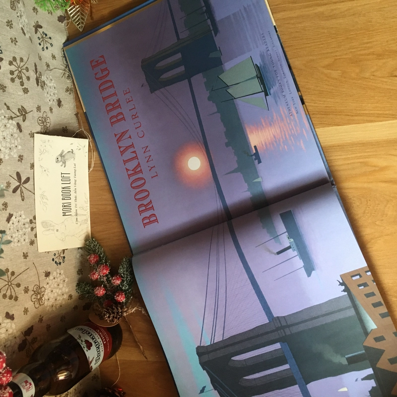 Sách tranh tiếng anh Brooklyn Bridge, Used, bìa cứng, còn bìa áo 476861