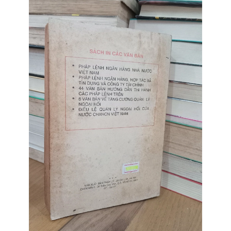 Văn bản hướng dẫn thi hành pháp lệnh ngân hàng Nhà nước Việt Nam, pháp lệnh ngân hàng hợp tác xã tín dụng và công ty tài chính 734319