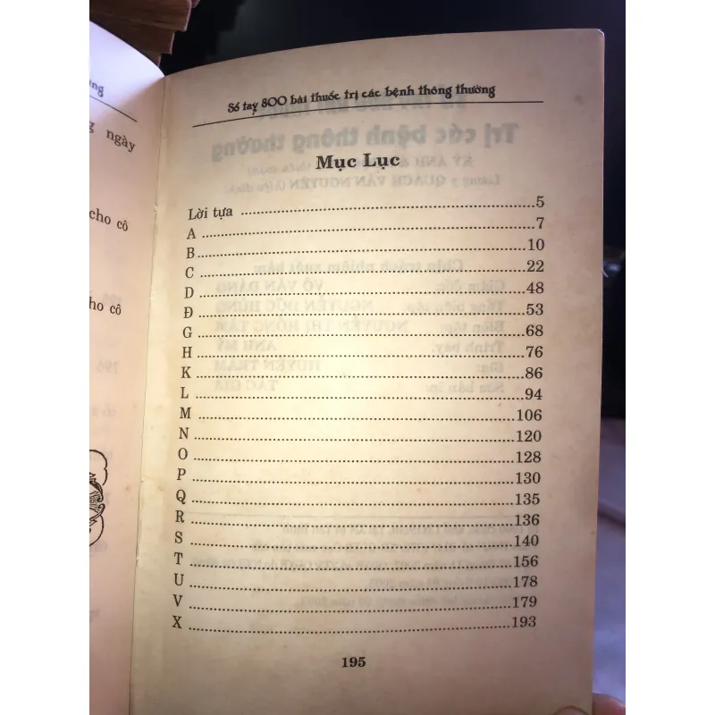 Sổ tay y học - 800 bài thuốc trị bệnh thông thường (cây thuốc dễ tìm) 1031949