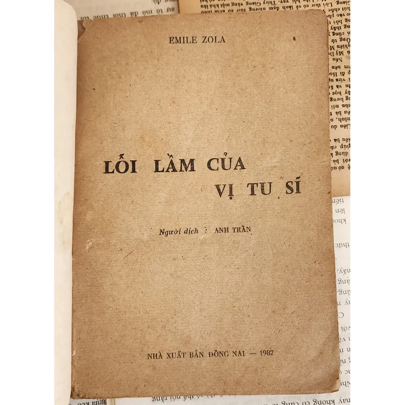 Émile Zola và tác phẩm LỖI LẦM CỦA VỊ TU SĨ 719389