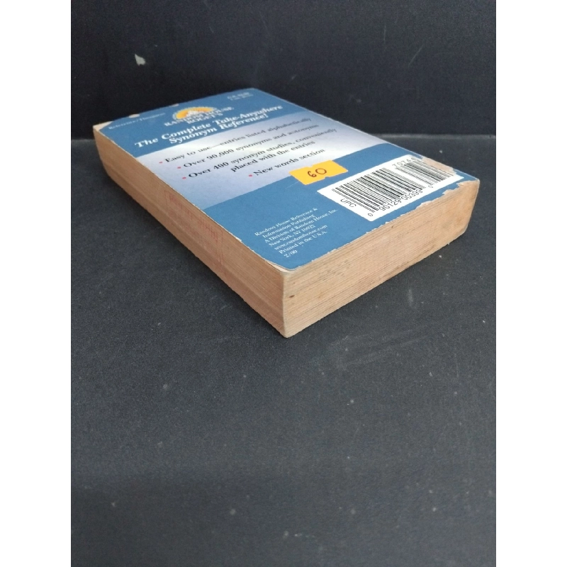 Handy American Thesaurus mới 80% ố vàng, bẩn bìa, tróc bìa HCM2811 Randoom House Roget's HỌC NGOẠI NGỮ 918227