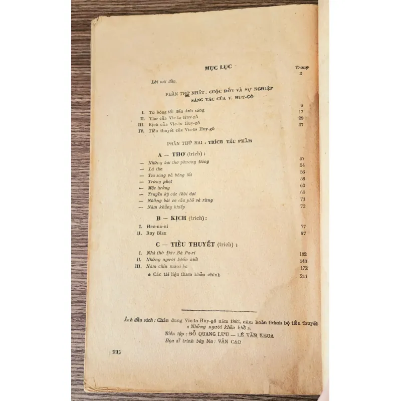 VICTOR HUGO - Cuộc đời và sáng tác (sách in 1978, khổ 17.5x26cm) - 212 trang 993763