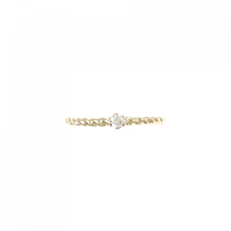 Nhẫn kim cương K18YG 0.06CT - Hàng hiệu Authentic 853809