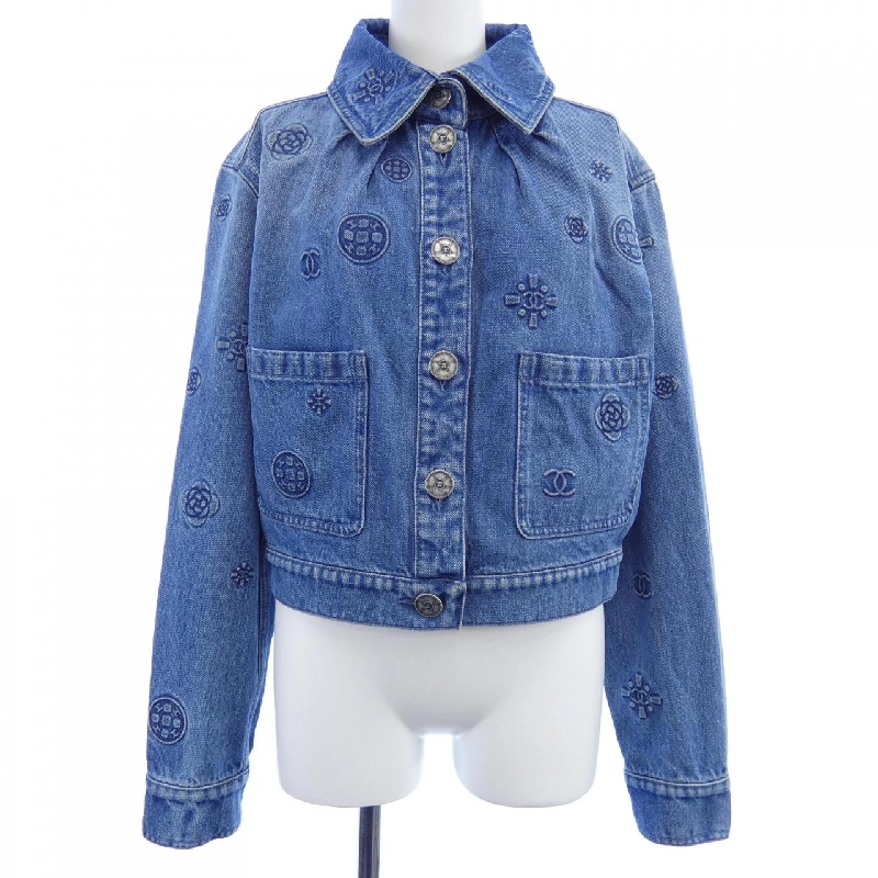 CHANEL P70204V61786 21P Áo khoác denim - Hàng hiệu Authentic 634142