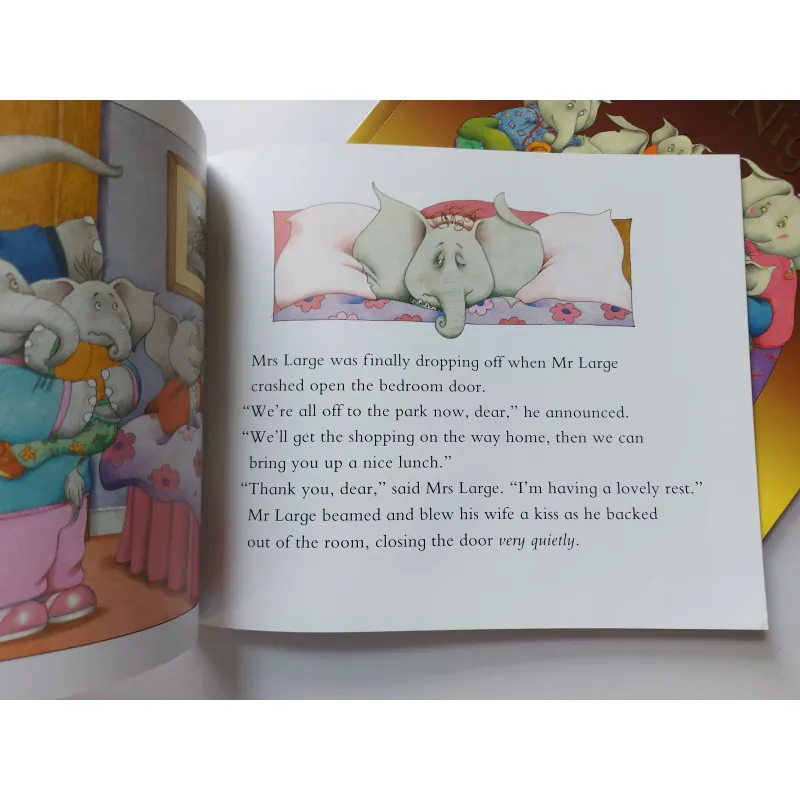 COMBO 2 QUYỂN – THE LARGE FAMILY (Jill Murphy) - 📚 A Quiet Night In + Mr Large In Charge 712013