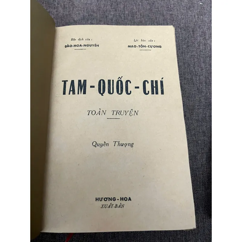 Tam Quốc Chí Toàn Truyện - La Quán Trung (Nguyên tác), Đào Hoa Nguyên (Dịch) 799063