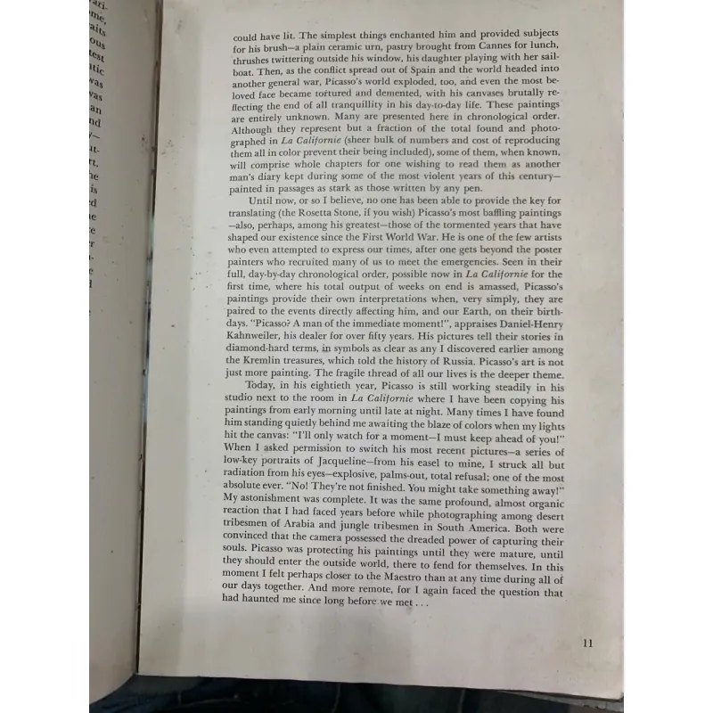 PICASSO'S PICASSOS - DAVID DOUGLAS DUNCAN 747503