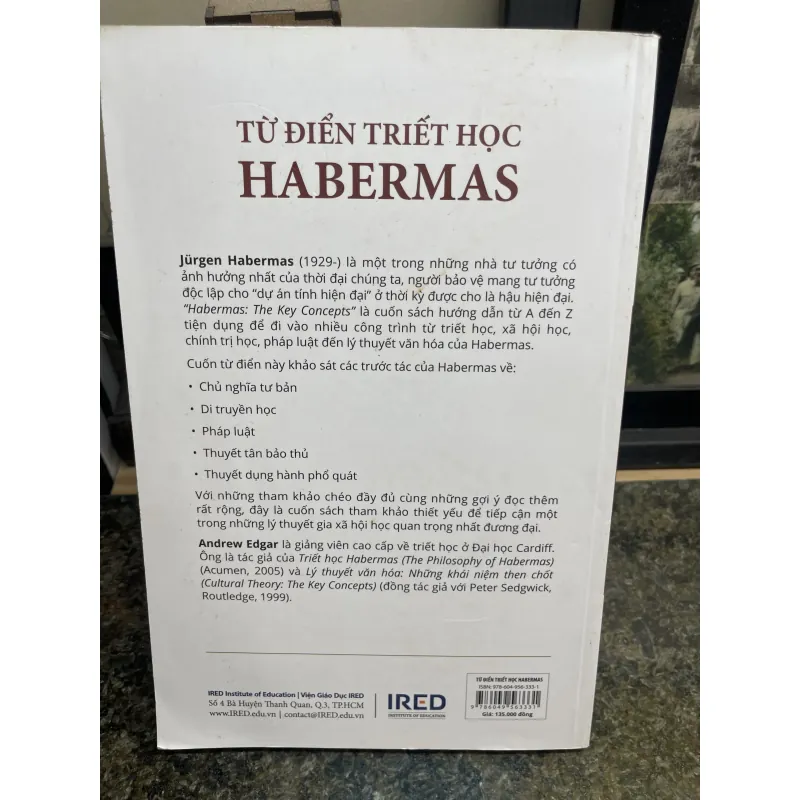 Từ điển triết học Habermas Andrew Edgar 751902