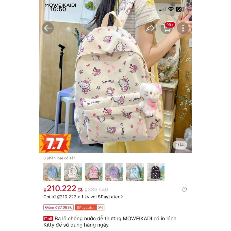 Balo hellokitty 499636