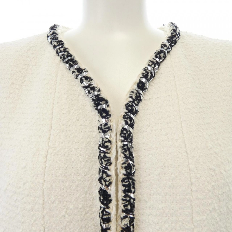 Jacket không cổ CHANEL - Hàng hiệu Authentic 824527