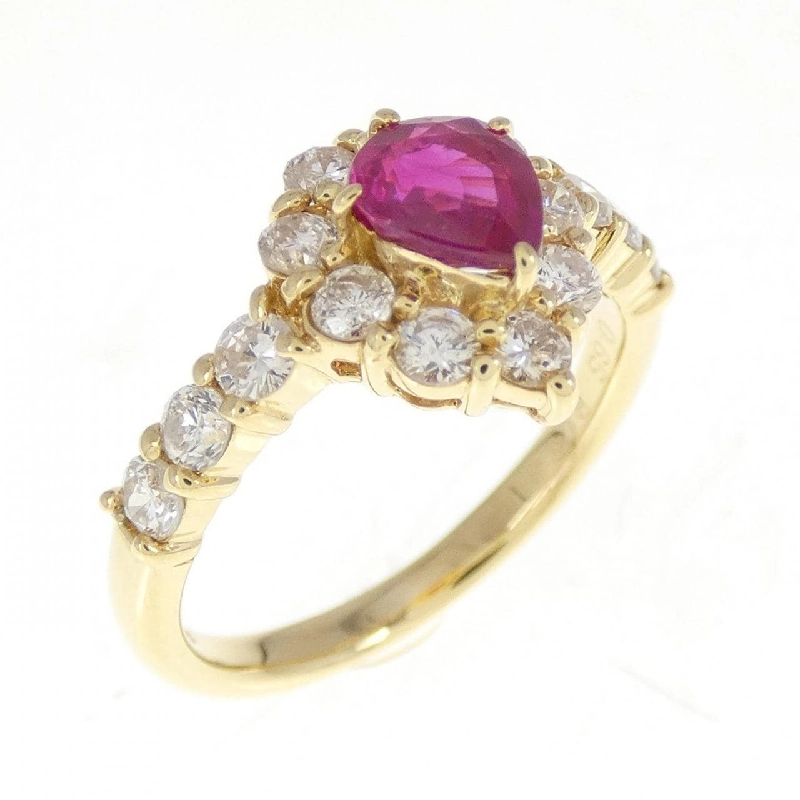 Nhẫn Ruby K18YG 0.63CT - Hàng hiệu Chính hãng 858857