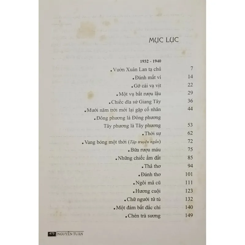 Tuyển tập Nguyễn Tuân 778945