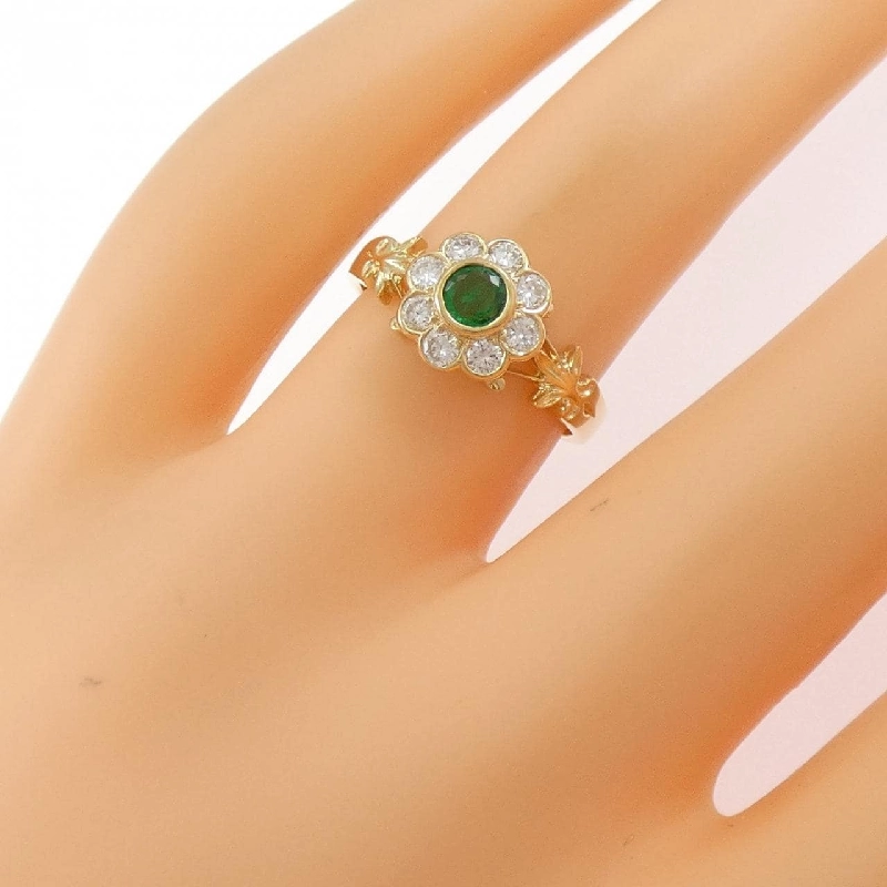 Nhẫn Ngọc Lục Bảo 750YG 0.24CT - Hàng hiệu Chính hãng 850282