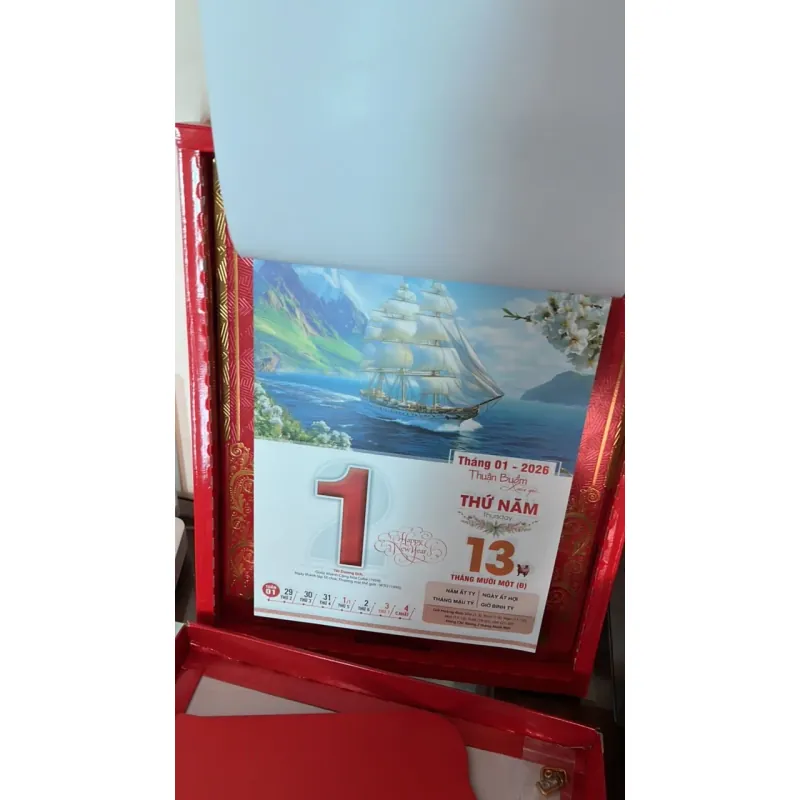 Lịch lốc 2026 Thuận buồm xuôi gió 753833