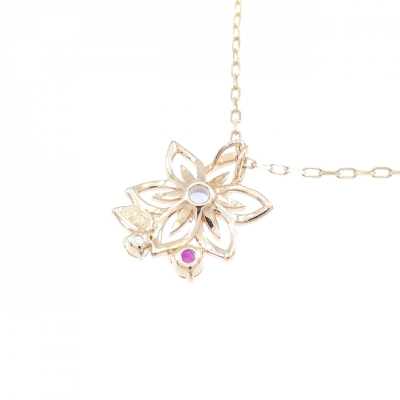 K10PG Hoa Hồng Ruby Dây Chuyền - Hàng hiệu Chính hãng 857208