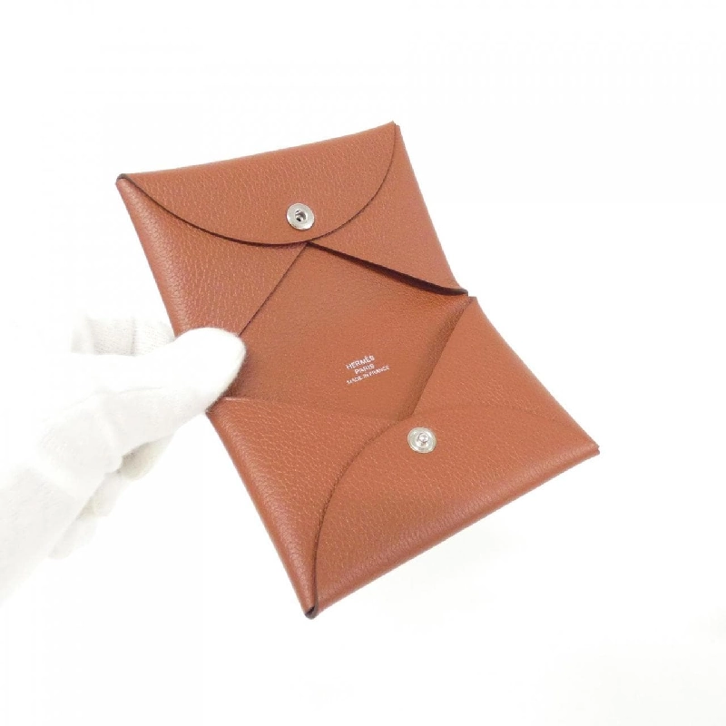 HERMES Calvi 064954CK Ví thẻ - Hàng hiệu Chính hãng 806971