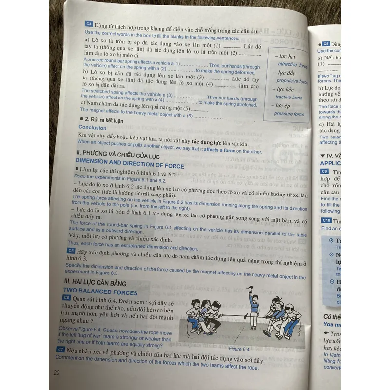 (Song ngữ) Vật Lí 6 song ngữ Việt Anh 603166