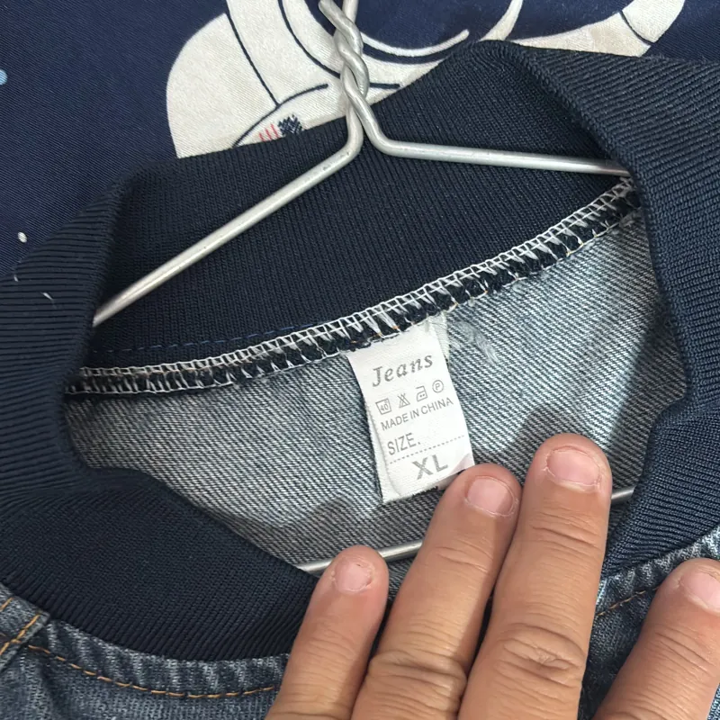 Áo khoác jean thêu phong cách 753879