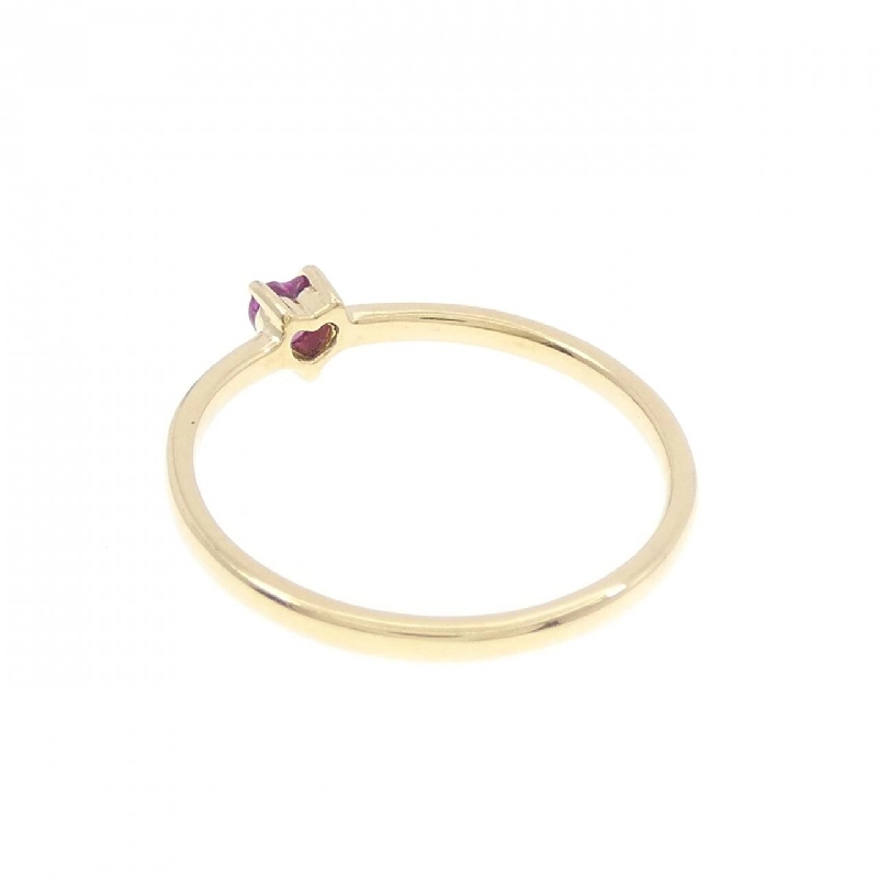 Nhẫn ruby hình trái tim K18YG 668793
