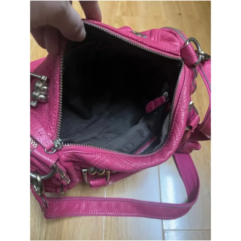 Túi nữ da thật phom trống 2hand 927858